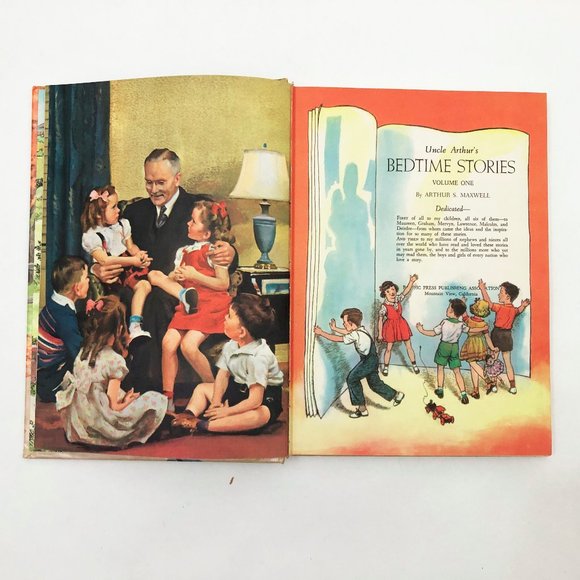 Uncle Arthur's Bedtime Stories 1964 Volume 1 Hardcover - Picture 8 of 13